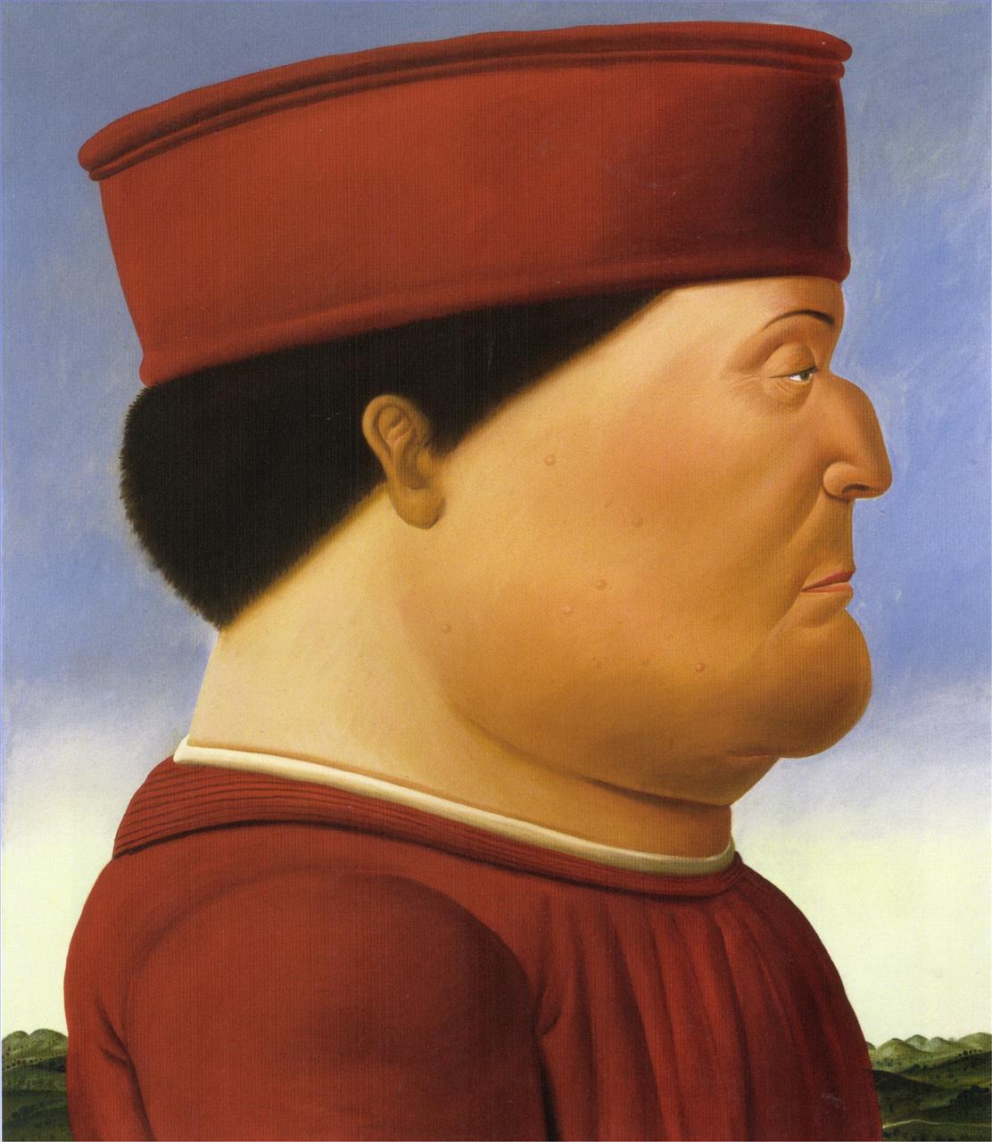 Federico da Montefeltro Fernando Botero Oil Paintings